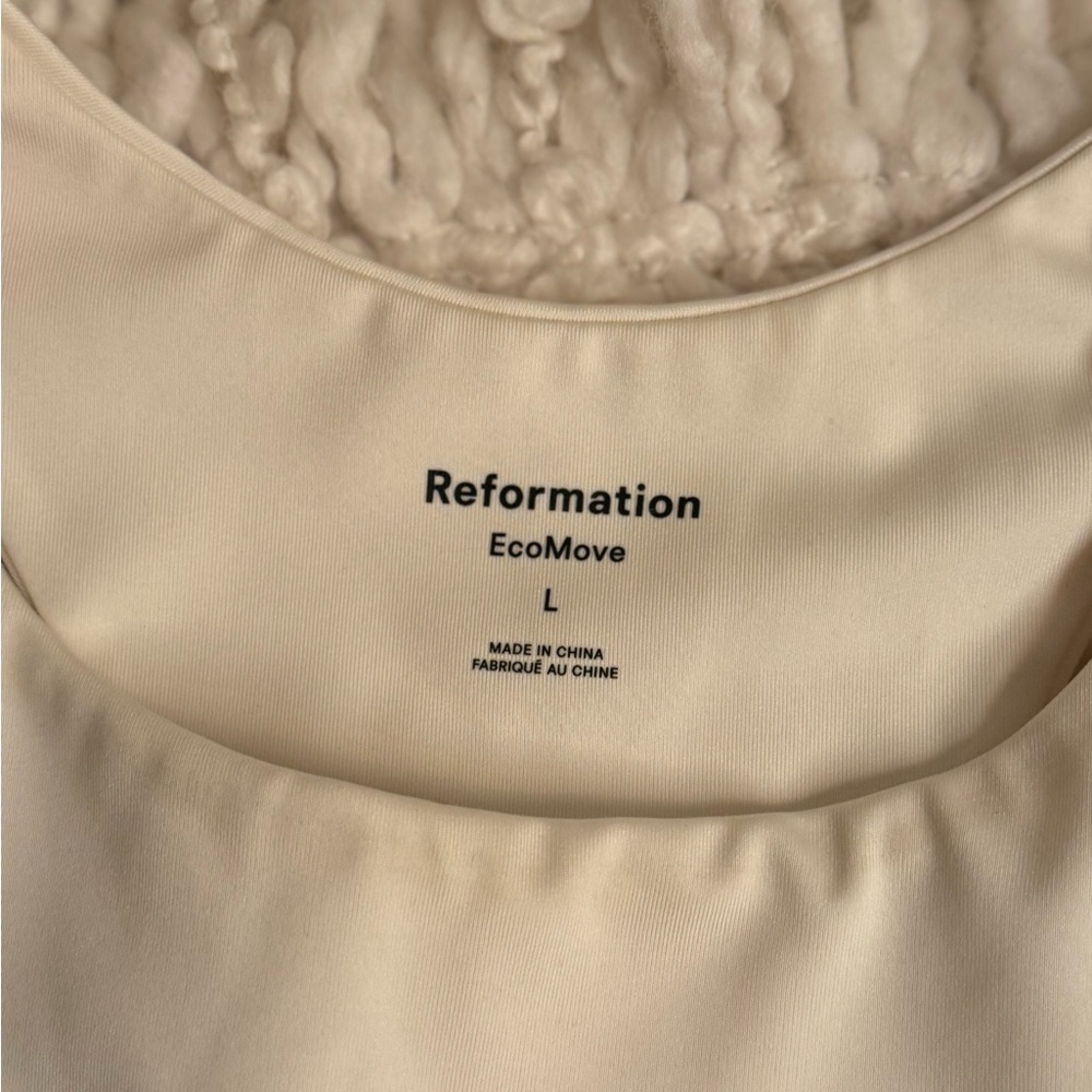 REFORMATION athleisure EcoMove Luna Bra L